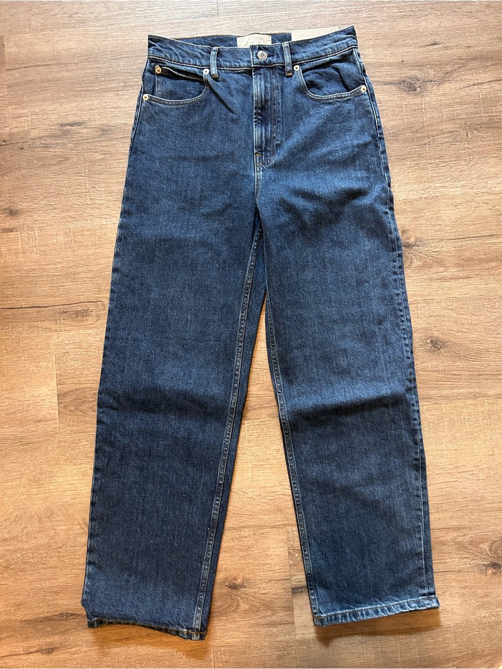 Everlane The Way High Jean Womens Size 27 Dark Wash Blue High Rise